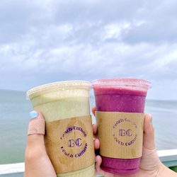 Beach Culture - Green room (with pineapple instead of avocado and adding chia seeds) and the rain forest