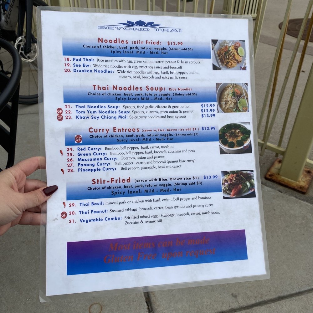 Beyond Thai - Menu - Thai Near Me - Littleton, Colorado