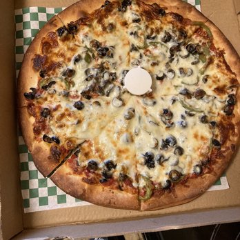 Marri's Pizza & Pasta - pizza (medium) olives & bell peppers - Italian Near Me - Orange, California