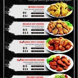Choong Man Chicken - Fairfax - Menu 1/4