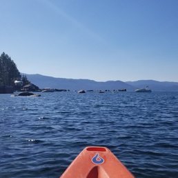the open waters of lake tahoe