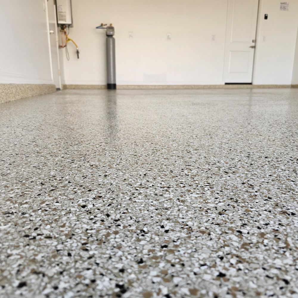 Love this color and how finished it makes our garage floor look.