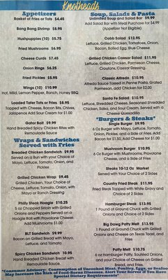 Menu photo 2 Knotheads Bar & Grill Hartwell, GA Menu photo 2 Knotheads Bar & Grill Hartwell, GA