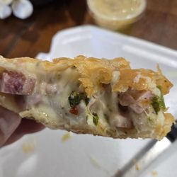 La Estacion Market - Inside the ham and cheese empanada
