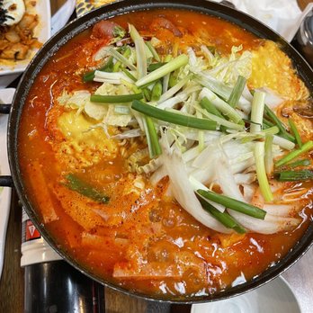 Mom's Tofu House - Army pot - Korean Near Me - Millbrae, California Mom's Tofu House - Army pot - Korean Near Me - Millbrae, California