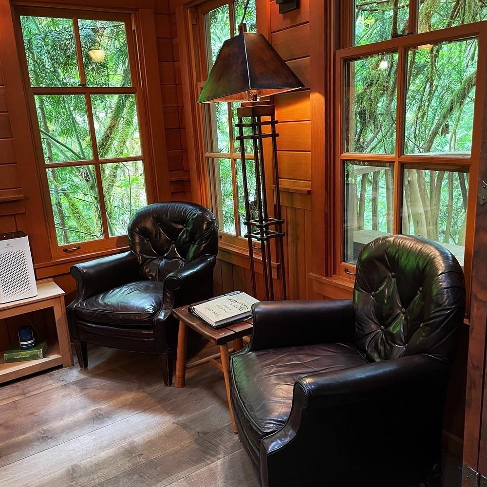 TreeHouse Point - Inside of temple of the blue moon. - Bed & Breakfast Near Me - Issaquah, Washington TreeHouse Point - Inside of temple of the blue moon. - Bed & Breakfast Near Me - Issaquah, Washington