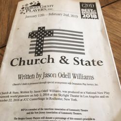 Bergen County Players - An intriguing and and honest discussion of Gun Violence , the Church and politics in the U.S.