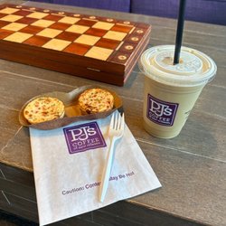 PJ's Coffee - Veggie Sous Vide Bites + Nitro with Heavy Cream