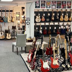 We have a great mix of both new and used guitars, basses, amps, effects and accessories!