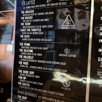 Racer Tea Bar - Menu - Coffee & Tea Near Me - Redondo beach, California