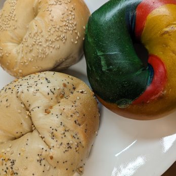 Springtree Bagels - a bagel and a bagel on a plate - Bagels Near Me - Englewood, New Jersey