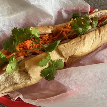 LongAn Restaurant - #27 Banh mi bo kho (means gross sand which) - Vietnamese Near Me - Glenview, Illinois LongAn Restaurant - #27 Banh mi bo kho (means gross sand which) - Vietnamese Near Me - Glenview, Illinois