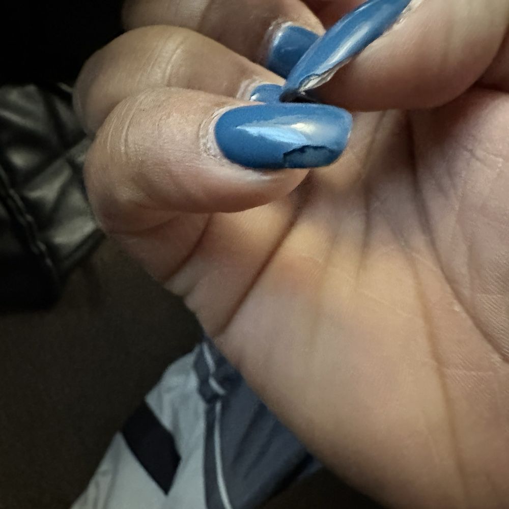 Leyna Nails & Spa - Acrylic overlay on my natural nails with gel polish, one week later. I don't do any manual labor smh. - Waxing Near Me - Cockeysville, Maryland Leyna Nails & Spa - Acrylic overlay on my natural nails with gel polish, one week later. I don't do any manual labor smh. - Waxing Near Me - Cockeysville, Maryland
