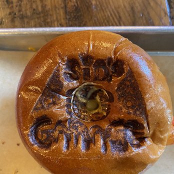 Sids Garage - Branded bun - Burgers Near Me - Meridian, Idaho Sids Garage - Branded bun - Burgers Near Me - Meridian, Idaho