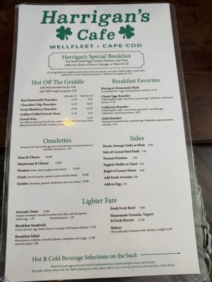 Menu photo 3 Harrigan’s Cafe South Wellfleet, MA