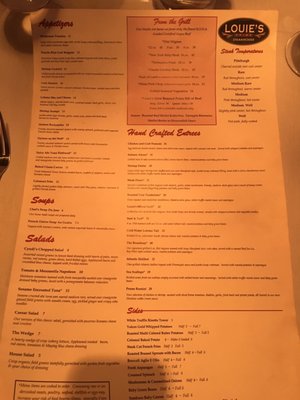 Menu photo 7 Louie’s Prime Steakhouse Lake Harmony, PA Menu photo 7 Louie’s Prime Steakhouse Lake Harmony, PA