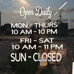 Bizarre Glass - New Hours