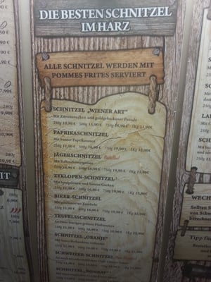 Menu photo 5 Harzer Schnitzelkönig Langelsheim, NI