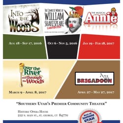 St George Musical Theater - Current season