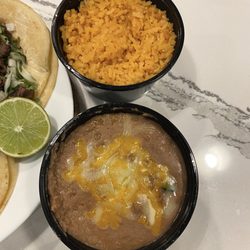 Abelardo's Mexican Fresh - Bean & rice