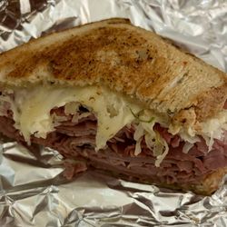 Mr. Wich Deli - Reuben on rye piled high!