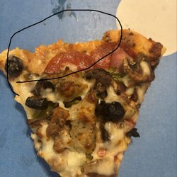 Domino's Pizza - Missing piece of crust