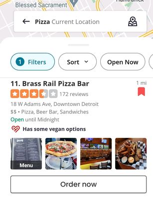 Brass Rail Pizza Bar by null