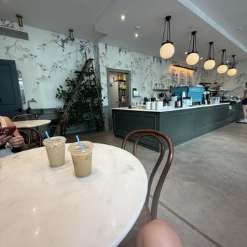 The James Cafe - Cafe area with iced vanilla lattes - Coffee & Tea Near Me - Pittsburgh, Pennsylvania