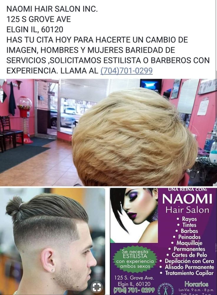 Naomi Hair Salon Logo