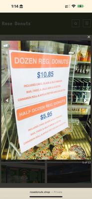 Rose Donuts And Ice Cream by null