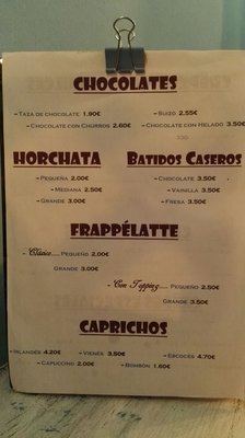 Menu photo 1 Dulces Recuerdos Zaragoza, Z