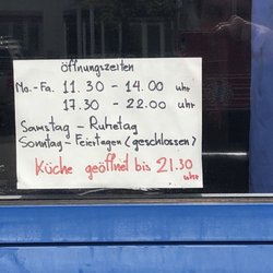 Ruen Thai - Samstag Ruhetag und Sonntag ganz zu:)