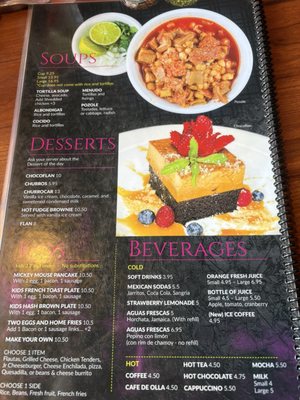 Menu photo 3 La Patrona Mexican Kitchen Murrieta, CA
