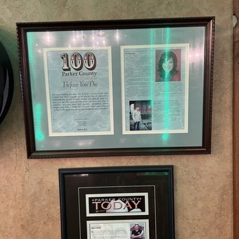Bakers Ribs - a picture of the 100th anniversary of the restaurant - Barbeque Near Me - Weatherford, Texas