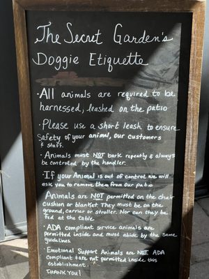 Menu photo 7 Secret Garden Cafe Sedona, AZ