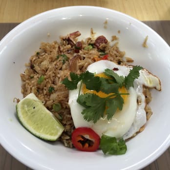 Shoyu - Thai fried rice with egg on top. This was extremely delicious. Portion was huge and couldn't finish. - Japanese Near Me - Saint Paul, Minnesota Shoyu - Thai fried rice with egg on top. This was extremely delicious. Portion was huge and couldn't finish. - Japanese Near Me - Saint Paul, Minnesota