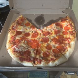 Big Y - Large 18" ($17.99) Sausage and Pepperoni.