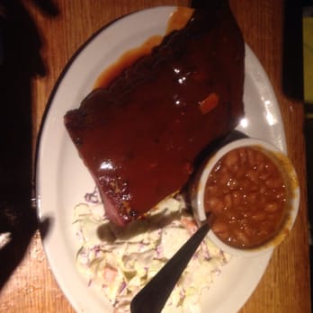 The County Line - Pork ribs with beans and slaw. - Barbeque Near Me - San Antonio, Texas The County Line - Pork ribs with beans and slaw. - Barbeque Near Me - San Antonio, Texas