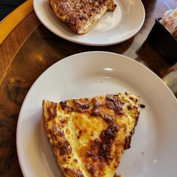 Le Cafe De Paris - Quiche Lorraine and 4 Cheese...they fill up their quiches! - Coffee & Tea Near Me - Orlando, Florida Le Cafe De Paris - Quiche Lorraine and 4 Cheese...they fill up their quiches! - Coffee & Tea Near Me - Orlando, Florida