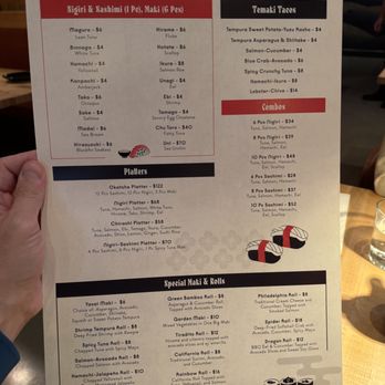 Okatshe - Dinner Menu - Sushi Bars Near Me - Allentown, Pennsylvania