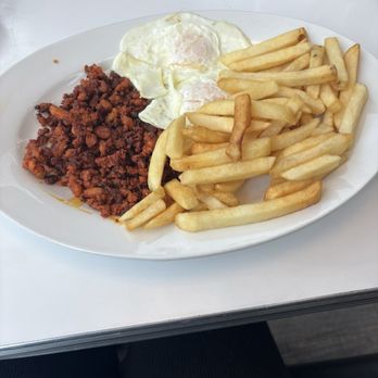 Las Brasas Mexican Restaurant - Chorizo, Eggs over easy and Papas - Mexican Near Me - Stockton, California Las Brasas Mexican Restaurant - Chorizo, Eggs over easy and Papas - Mexican Near Me - Stockton, California