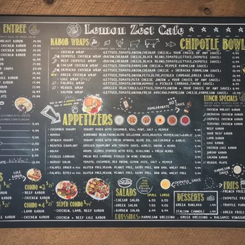 Lemon Zest Cafe - Menu - Mediterranean Near Me - Glendale, California Lemon Zest Cafe - Menu - Mediterranean Near Me - Glendale, California