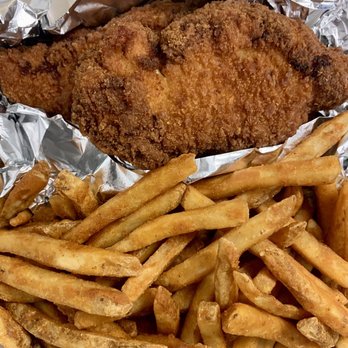 Wingo's - 5pc chicken strips with seasoned fries - American Near Me - Washington, DC, District of Columbia Wingo's - 5pc chicken strips with seasoned fries - American Near Me - Washington, DC, District of Columbia
