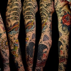Old Salt Tattooers - Tattoo by Laurent Marin