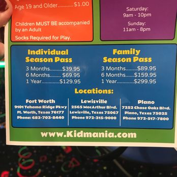 Kid Mania - They offer passes too!! - Indoor Playcenter Near Me - Fort Worth, Texas
