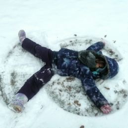 Snow angel fun