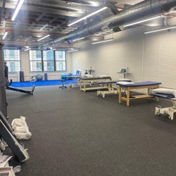 Bay State Physical Therapy - MA-SouthBoston-BSPT
patient care area with PT tables.
