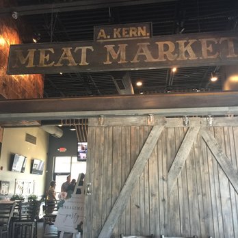 B&B Tavern - Love this sliding door! - New American Near Me - Canton, Georgia