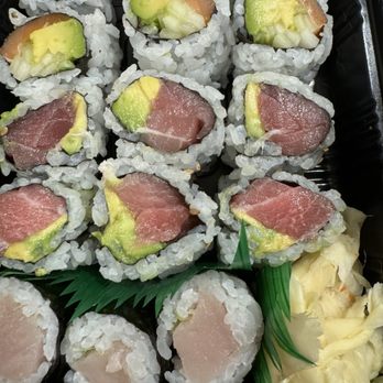 Haiku Sushi - 3 roll lunch special: Alaska, tuna avocado, yellowtail scallion - Sushi Bars Near Me - Riverhead, New York Haiku Sushi - 3 roll lunch special: Alaska, tuna avocado, yellowtail scallion - Sushi Bars Near Me - Riverhead, New York