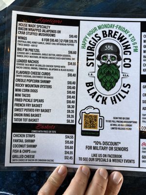 Menu photo 1 Sturgis Brewing Company Sturgis, SD Menu photo 1 Sturgis Brewing Company Sturgis, SD